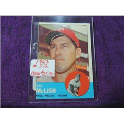 1963 TOPPS CAL MCLISH #512 BASEBALL CARD