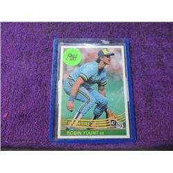 1984 DONRUSS ROBIN YOUNT #48 BASEBALL CARD