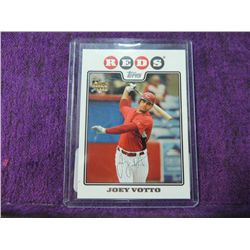 2008 TOPPS JOEY VOTTO BASEBALL ROOKIE CARD