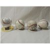 Image 1 : LOT 4 AUTOGRAPHED BASEBALLS
