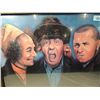 Image 2 : THREE STOOGES PAINTING SIGNED FRAMED