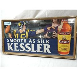 KESSLER SMOOTH AS SILK LIQUOR SIGN