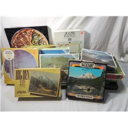 LOT 12 ASSORTED JIGSAW PUZZLES