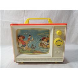 VINTAGE FISHER PRICE GIANT SCREEN MUSIC BOX TV