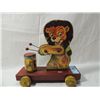 Image 2 : VINTAGE 1952 LEO THE DRUMMER LION PULL TOY