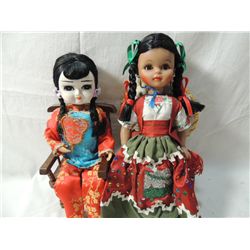 LOT 2 ETHNIC DOLLS