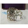 Image 2 : DANECRAFT STERLING SILVER FILIGREE CUFF BRACELET