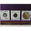 Image 1 : LOT 3 ASSORTED DOLLAR, SEATED DIME AND INDIAN HEA