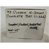 Image 1 : 1993 CLASSIC 4 SPORT COMPLETE SET