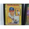 Image 2 : LOT 2 FRAMED COMPLETED PUZZLE BASEBALL PLAYER