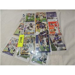 LOT 18 VIKINGS FOOTBALL CARDS