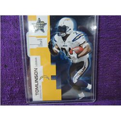 LEAF LADAINIAN TOMLINSON FOOTBALL CARD