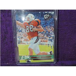 PRESSPASS JEREMY SHOCKEY FOOTBALL CARD