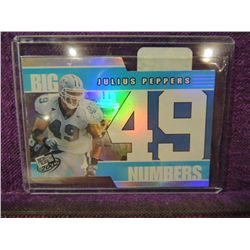 2002 PRESSPASS JULIUS PEPPERS FOOTBALL CARD