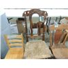Image 4 : CARVED WOODEN DINNING CHAIR