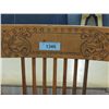 Image 2 : SMALL WOODEN CHAIR ETCHED DETAIL