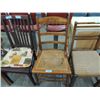 Image 1 : CARVED WOODEN CANE SEAT CHAIR