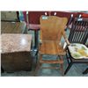 Image 1 : VINTAGE WOODEN HIGH CHAIR
