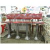 Image 2 : 4 ICE CREAM PARLOR BAR STOOLS