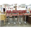 Image 1 : 4 ICE CREAM PARLOR BAR STOOLS