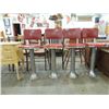 Image 2 : 4 ICE CREAM PARLOR BAR STOOLS
