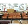 Image 2 : LEATHER SOFA & TWO CHAIRS