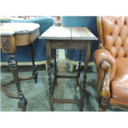 1860-1880's BARLEYTWIST SIDE TABLE