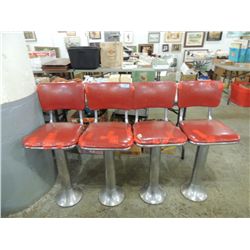 4 ICE CREAM PARLOR BAR STOOL