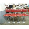 Image 2 : 4 ICE CREAM PARLOR BAR STOOL