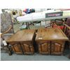 Image 2 : PAIR VINTAGE END TABLES