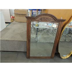 1880S FRANCE WOODEN FRAMED MIRROR