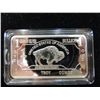 Image 3 : GERMAN SILVER 1 TROY OUNCE BISON BAR