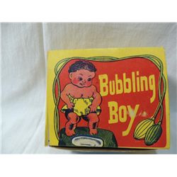 VINTAGE BUBBLING BOY IN BOX.