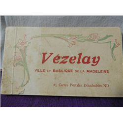 FRENCH VEZELAY VINTAGE POSTCARDS