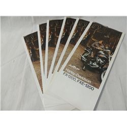 LOT 6 AMF HARLEY DAVIDSON SALES BROCHURES