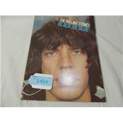 ROLLING STONES BLACK AND BLUE MUSIC BOOK