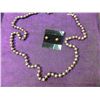 Image 2 : FRESHWATER PEARL NECKLACE & EARRINGS