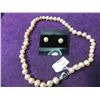 Image 1 : FRESHWATER PEARL NECKLACE & EARRINGS