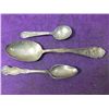 Image 2 : LOT 3 ANTIQUE SILVER SPOONS