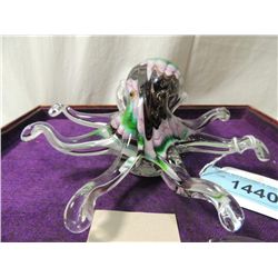 MURANO ITALIAN GLASS OCTOPUS SCULPTURE