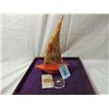Image 1 : MURANO ITALIAN GLASS SAIL SHIP SCULPTURE