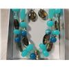 Image 3 : BLUE AQUA BEADED NECKLACE & EARRINGS