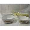 Image 1 : LOT 4 VINTAGE CORNING WARE BAKEWARE