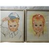 Image 2 : LOT 5 VINTAGE FRAMED PRINTS & PAINTINGS