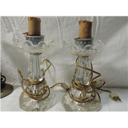 LOT 4 VINTAGE SMALL TABLE LAMPS