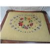 Image 2 : VINTAGE NEEDLEPOINT FOOT STOOL