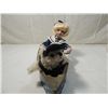 Image 2 : CUTE DOLL IN WOODEN BOAT WITH BEAR