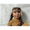 Image 2 : AMERICAN INDIAN PORCELAIN DOLL