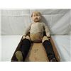 Image 1 : ANTIQUE COMPOSITION SAWDUST DOLL