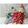 Image 1 : LOT 3 SOCK CLOWN DOLLS